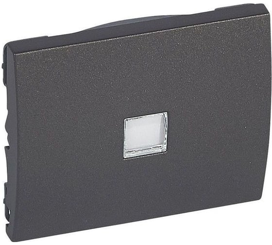 Клавиша Legrand Galea Life простая, с индикацией, с информационной пиктограммой, Dark Bronze 771211 1