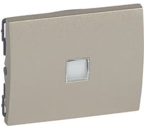 Клавиша Legrand Galea Life простая, с индикацией, с информационной пиктограммой, Titanium 771411