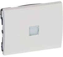Клавиша Legrand Galea Life простая, с индикацией, с информационной пиктограммой, White 777011