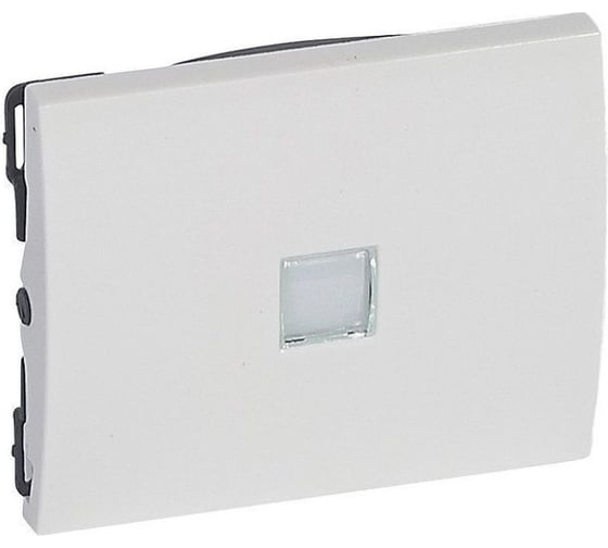 Клавиша Legrand Galea Life простая, с индикацией, с информационной пиктограммой, White 777011