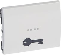 Клавиша Legrand Galea Life простая, с пиктограммой ''ключ'', White 771011