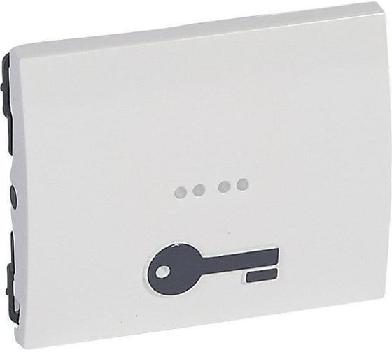 Клавиша Legrand Galea Life простая, с пиктограммой ''ключ'', White 771011