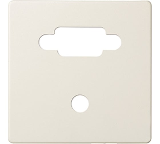 Накладка для коннектора Simon VGA HD15, мама, мини-джек 3,5 мм, слоновая кость 8200091-031 1