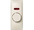 Накладка на проходной светорегулятор Simon поворотно-нажимной с подсветкой, узкий, слоновая кость 82054-61 1