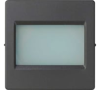 Накладка с полупрозрачным рассеивателем Simon для системы "ждите-входите", графит 82096-38