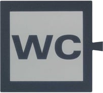 Пиктограмма WC Simon S82, S82N, S82 Detail, бело-чёрный 82962-63