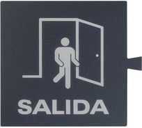 Пиктограмма "Выход" Simon S82, S82N, S82 Detail, чёрно-белый 82962-33