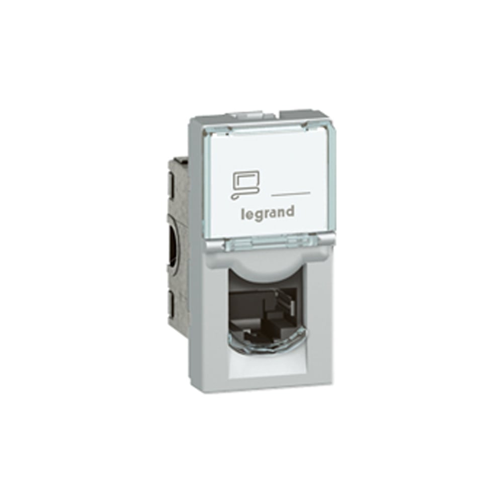 Legrans Rj 45 Modular Розетка RJ 45 Legrand программа Mosaic категория 6, FTP, 1 модуль ...