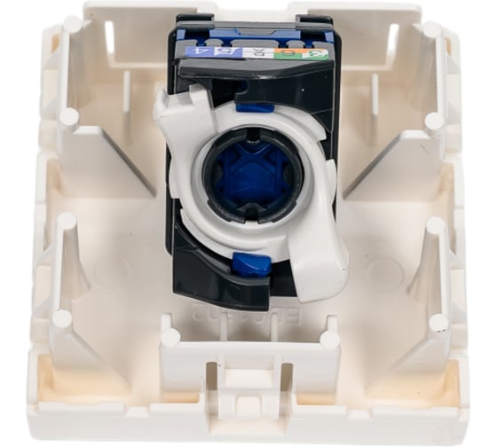 Розетка RJ 45 Legrand программа Mosaic категория 6, FTP 45, 2 модуля, белый 076505