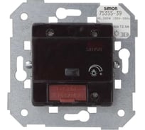 Проходной ИК-светорегулятор с дистанционным и местным управлением Simon 40-500Вт 75355-39