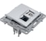 Розетка двойная RJ11+RJ45 Legrand Etika категория 5e, UTP, алюминий 672452 4