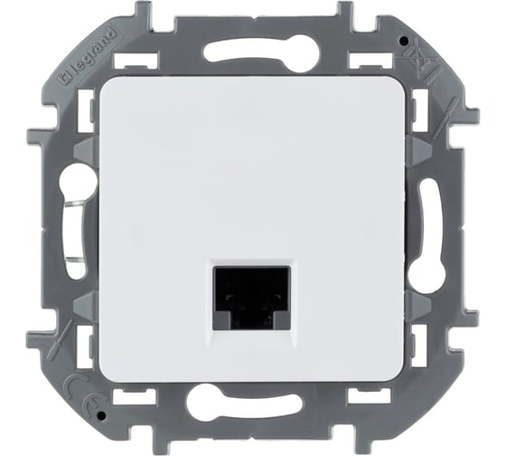 Розетка компьютерная Legrand Inspiria RJ45, категория 5e, UTP, белый 673825 1