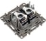Розетка компьютерная двойная Legrand Etika RJ45, категория 5e, UTP, антрацит 672655 4