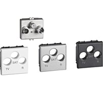 Розетка Legrand Axolute TVRSAT для схемы «звезда Экранированная 2 модуля H4210M2D