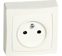 Розетка Legrand 2К с защитными шторками серия Oteo изделия в комплекте белый 086022