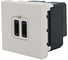 Розетка Legrand 2xUSBC для зарядки Программа Mosaic 2 модуля белый 077590 1