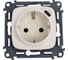 Розетка комбинированная Legrand Valena ALLURE 2К+З, 16А, ~250В, со встроенным зарядным устройством, USB C 15А 5В, с лицевой панелью, слоновая кость 753006 1