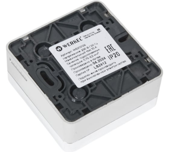 Одноклавишный выключатель WERKEL W5010106 с подсветкой a052766