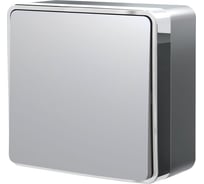 Одноклавишный выключатель WERKEL Gallant серебряный W5010006 a052765
