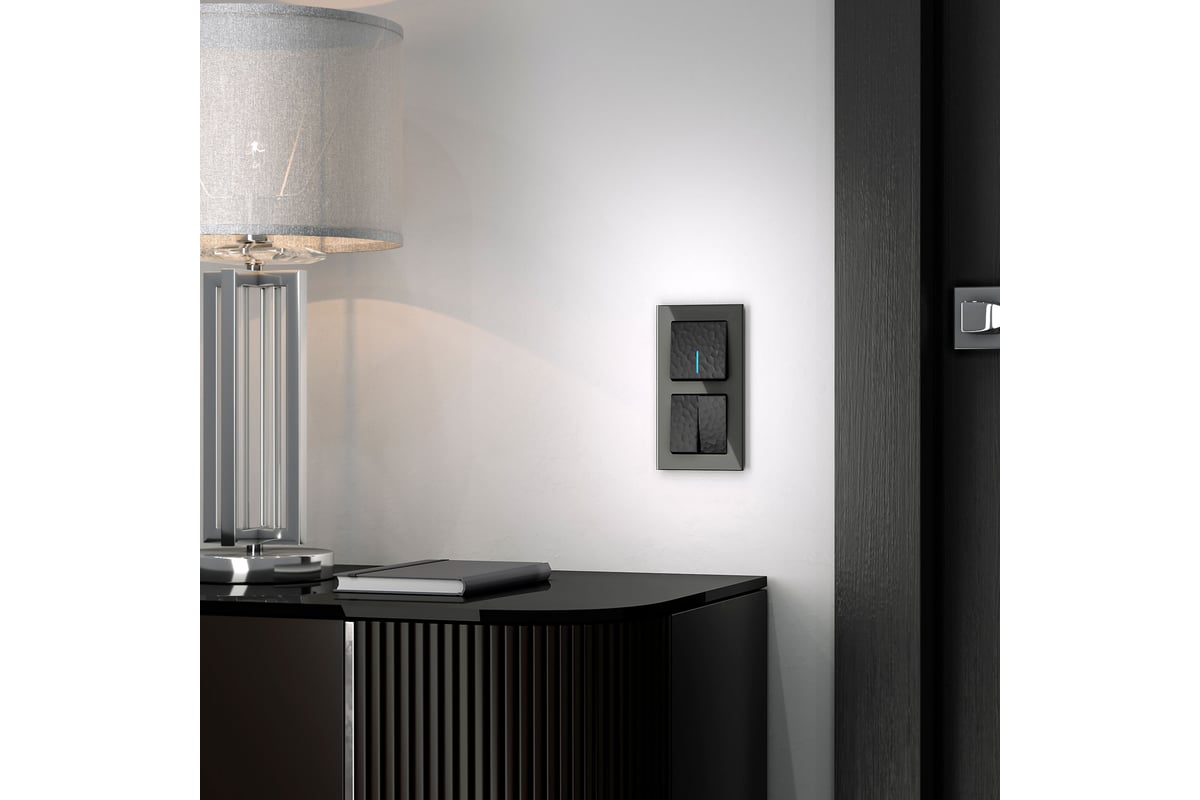 Одноклавишный выключатель WERKEL W1210108 с подсветкой a052058 ...