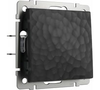 Одноклавишный выключатель WERKEL hammer черный W1210008 a052054