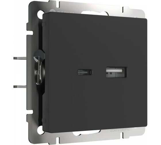 Розетка USB WERKEL W1171808 тип A+С a049280 1