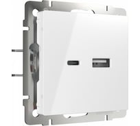 Розетка USB WERKEL W1171801 тип A+С a049279