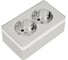 Двойная розетка с заземлением WERKEL W5072106 a052776 4