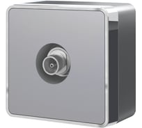 Оконечная ТВ-розетка WERKEL Gallant серебряный a052778