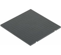 Накладка на люк Simon в пол на 3 S-модуля, серый S305-1