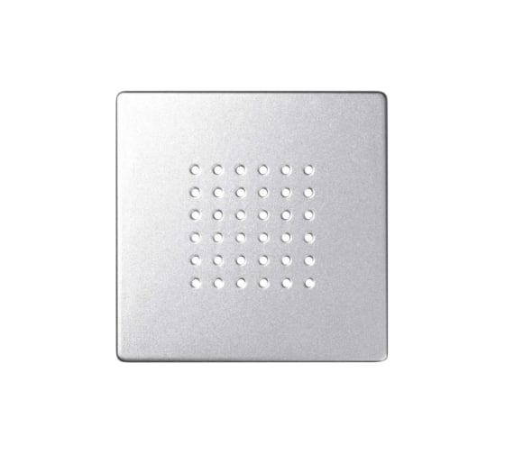 Накладка на звонок Simon, динамик встр., fm-тюнер, S82 Detail алюминий 82052-93