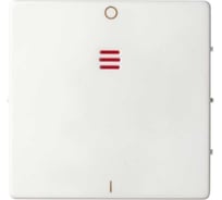 Накладка на двухполюсный выключатель с контрольной подсветкой Simon, S82, S82N, белый 82032-30