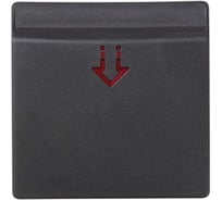 Накладка на выключатель под карточку Simon, S82, S82N, 82 Detail, графит 82078-68