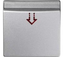 Накладка на выключатель под карточку Simon, S82 Detail алюминий 82078-93