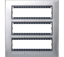 Рамка Simon, 24 узких 12 широких модулей в 3 ряда, суппорт, 268*250*10,5мм, S82C, графит 82852-38