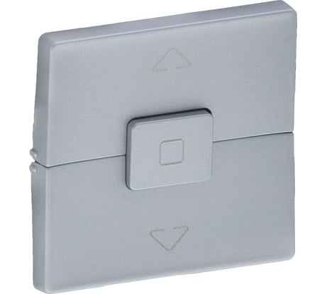 Лицевая панель Legrand Valena LIFE для выключателя жалюзи и рольставней Алюминий 755142