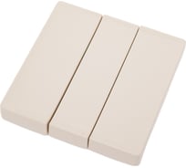 Лицевая панель Legrand Valena LIFE для выключателя трехклавишного Слоновая кость 755031