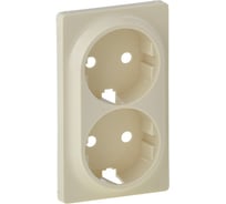 Лицевая панель Legrand Valena LIFE для двойной силовой розетки 2x2К+З Слоновая кость 754951