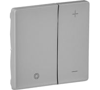 Лицевая панель Legrand Valena LIFE для кнопочного светорегулятора Алюминий 754892