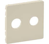 Лицевая панель Legrand Valena LIFE для розеток TV SAT Слоновая кость 754821
