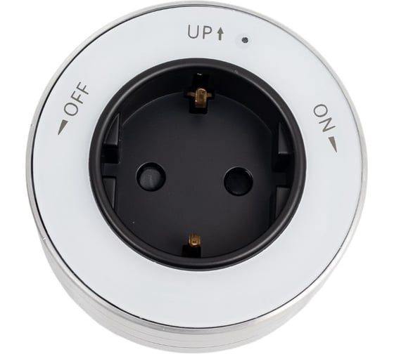 Розетка Systeme Electric MultiTrack 2К+З круглая 16А/250В Белый MTK13001W 1