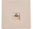 Розетка компьютерная RJ45 Systeme Electric ArtGallery, кат. 5е, механизм, Песочный, арт. GAL001283 12