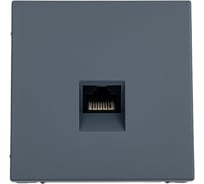 Розетка компьютерная RJ45 Systeme Electric ArtGallery Грифель, категория 5е, механизм GAL000783