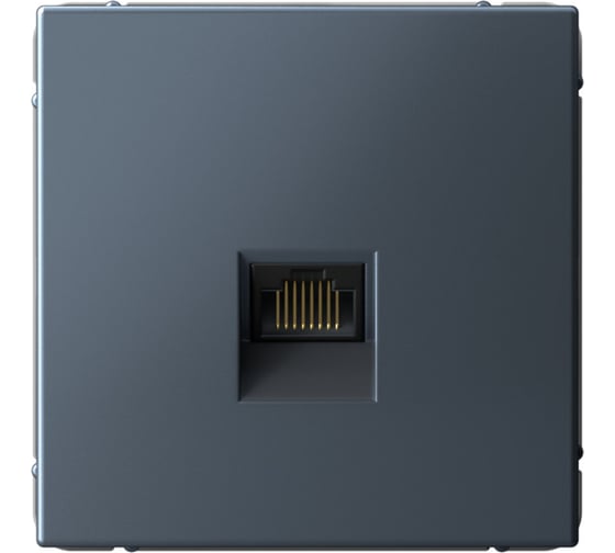 Розетка компьютерная RJ45 Systeme Electric ArtGallery Грифель, категория 5е, механизм GAL000783