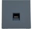 Розетка компьютерная Systeme Electric ArtGallery, RJ45, 5е, механизм, Грифель GAL000783 1