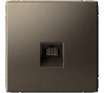 Розетка компьютерная RJ45 Systeme Electric ArtGallery Мокко, категория 5е, механизм GAL000683
