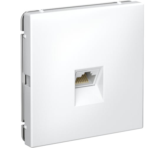 Розетка компьютерная RJ45 Systeme Electric ArtGallery Лотос, категория 5е, механизм GAL001383