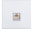 Розетка компьютерная Systeme Electric ArtGallery, RJ45, 5е, механизм, Алюминий GAL000383 1