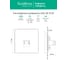 Розетка компьютерная Systeme Electric ArtGallery, RJ45, 5е, механизм, Карбон GAL001083 9