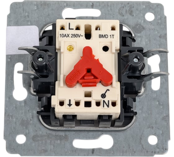 Выключатель с подсветкой Legrand Cariva DIY 10 А, белый 695931